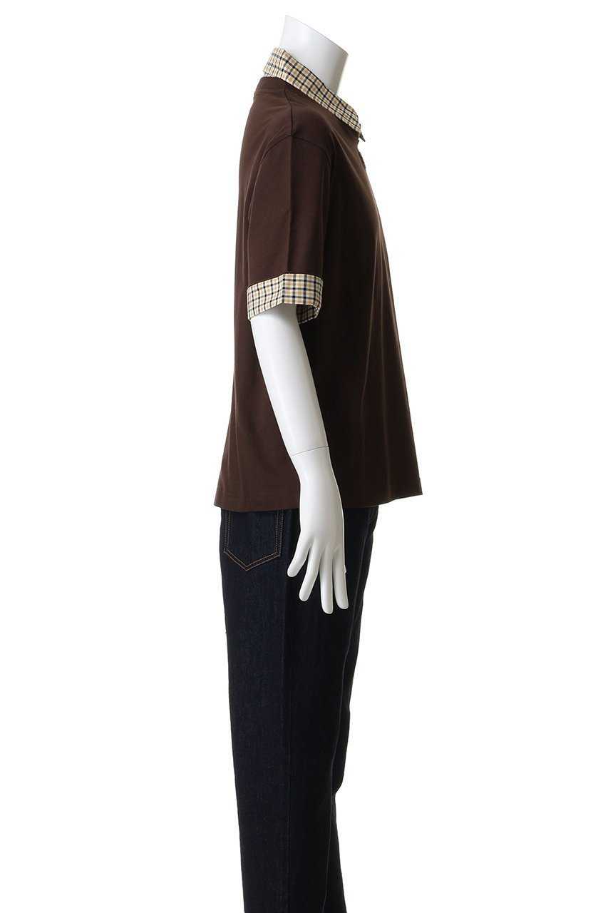 【ヌメロ ヴェントゥーノ/N°21 / MEN】の【MEN】シャツ カラー Tシャツ 人気、トレンドファッション・服の通販 founy(ファニー) 　ファッション　Fashion　メンズファッション　Fashion for Men　トップス・カットソー　Cut & Sew Tops　メンズシャツ　Shirts　ショート　Short, Short Length　スラックス　Slacks, Dress Pants　スリーブ　Sleeve, Long Sleeve / Short Sleeve　ビジネス 仕事 通勤　Business / Work / Commuting　モダン　Modern, Contemporary　エレガント 上品　Elegant　無地　Plain, Solid Color　other-3|ID: prp329100004930572 ipo3291000000037006127