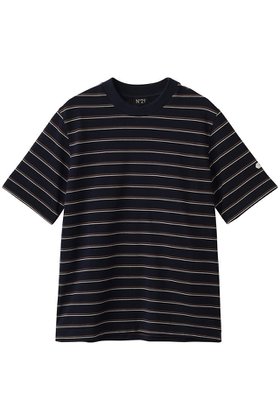 【ヌメロ ヴェントゥーノ/N°21 / MEN】の【MEN】ボーダー Tシャツ 人気、トレンドファッション・服の通販 founy(ファニー) ファッション Fashion メンズファッション Fashion for Men トップス・カットソー Cut & Sew Tops メンズシャツ Shirts ショート Short, Short Length スリーブ Sleeve, Long Sleeve / Short Sleeve バランス Balance, Style Balance ボーダー Border, Stripe リゾート Resort, Vacation Style |ID:prp329100004930573