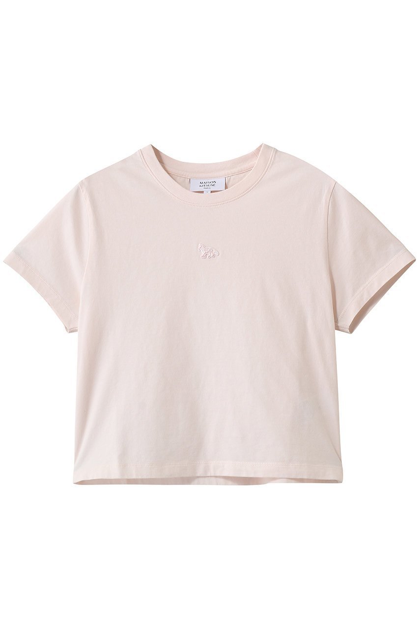 【メゾン キツネ/MAISON KITSUNE】のBABY FOX BABY Tシャツ インテリア・キッズ・メンズ・レディースファッション・服の通販 founy(ファニー) 　ファッション　Fashion　レディースファッション　Fashion for Women　トップス・カットソー　Cut & Sew Tops　シャツ・ブラウス・オフィスカジュアル　Elegant Blouses & Button-Ups　ロングTシャツ・Tシャツ　Longline T-Shirts & Tees　カットソー・ベーシックTシャツ　Cut-and-Sewn Tops / Stretch Tees & Basics　クロップド　Cropped, Short Length　ショート　Short, Short Length　スリーブ　Sleeve, Long Sleeve / Short Sleeve　パッチ　Patch, Appliqué　夏　Summer　春　Spring　S/S・春夏　SS, Spring/Summer, Warm Season　モーブ|ID: prp329100004930602 ipo3291000000037006370
