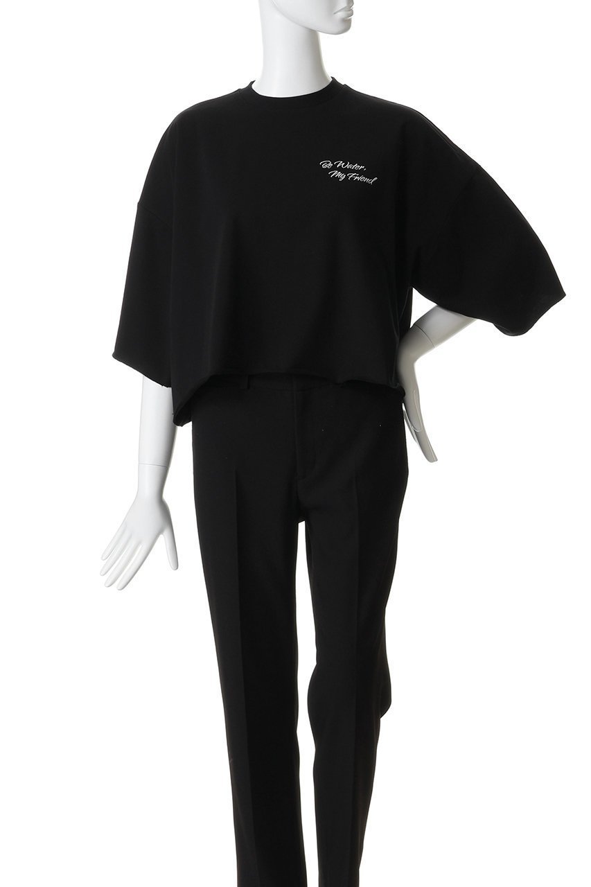 【サクラ/SACRA】のファインコットンフリースポイントプリントトップス 人気、トレンドファッション・服の通販 founy(ファニー) 　ファッション　Fashion　レディースファッション　Fashion for Women　トップス・カットソー　Cut & Sew Tops　シャツ・ブラウス・オフィスカジュアル　Elegant Blouses & Button-Ups　ロングTシャツ・Tシャツ　Longline T-Shirts & Tees　カットソー・ベーシックTシャツ　Cut-and-Sewn Tops / Stretch Tees & Basics　カットソー　Cut and Sewn Top　クロップド　Cropped, Short Length　スリーブ　Sleeve, Long Sleeve / Short Sleeve　ハーフ　Half, Half-Length　バランス　Balance, Style Balance　フィット　Fit, Slim Fit　ロング　Long, Long-Length　エレガント 上品　Elegant　other-2|ID: prp329100004930625 ipo3291000000037006595