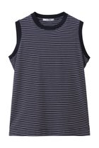 【スローン/SLOANE】の72/2コットン天竺 マイクロボーダーノースリーブ 人気、トレンドファッション・服の通販 founy(ファニー) ファッション Fashion レディースファッション Fashion for Women トップス・カットソー Cut & Sew Tops キャミソール&ノースリーブ Camisoles & Sleeveless Tops シャツ・ブラウス・オフィスカジュアル Elegant Blouses & Button-Ups ロングTシャツ・Tシャツ Longline T-Shirts & Tees カットソー・ベーシックTシャツ Cut-and-Sewn Tops / Stretch Tees & Basics なめらか Smooth, Silky Texture キャミソール Camisole, Spaghetti Strap Top タンク Tank Top, Sleeveless Top ノースリーブ Sleeveless, No-Sleeve バランス Balance, Style Balance ボーダー Border, Stripe 夏 Summer 春 Spring S/S・春夏 SS, Spring/Summer, Warm Season thumbnail ネイビー×細ホワイト|ID: prp329100004930633 ipo3291000000037006626