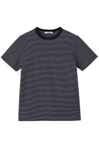 【スローン/SLOANE】の72/2コットン天竺 マイクロボーダーTシャツ ネイビー×細ホワイト|ID: prp329100004930634 ipo3291000000037006640