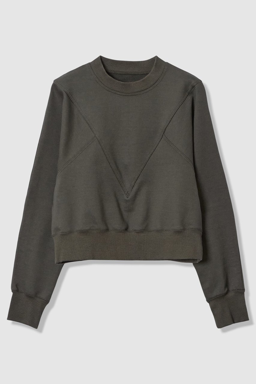 【アルアバイル/allureville】の【LOULOU WILLOUGHBY】Vキリカエトレーナー 人気、トレンドファッション・服の通販 founy(ファニー) 　ファッション　Fashion　レディースファッション　Fashion for Women　トップス・カットソー　Cut & Sew Tops　キャミソール&ノースリーブ　Camisoles & Sleeveless Tops　シャツ・ブラウス・オフィスカジュアル　Elegant Blouses & Button-Ups　ロングTシャツ・Tシャツ　Longline T-Shirts & Tees　カットソー・ベーシックTシャツ　Cut-and-Sewn Tops / Stretch Tees & Basics　おすすめ　Recommended / Our Picks　キャミソール　Camisole, Spaghetti Strap Top　スリーブ　Sleeve, Long Sleeve / Short Sleeve　タンク　Tank Top, Sleeveless Top　トレーナー　Sweatshirt, Trainer　プリント　Print, Printed Pattern　ミックス　Mix, Mixed Style　 other-1|ID: prp329100004930651 ipo3291000000037006809