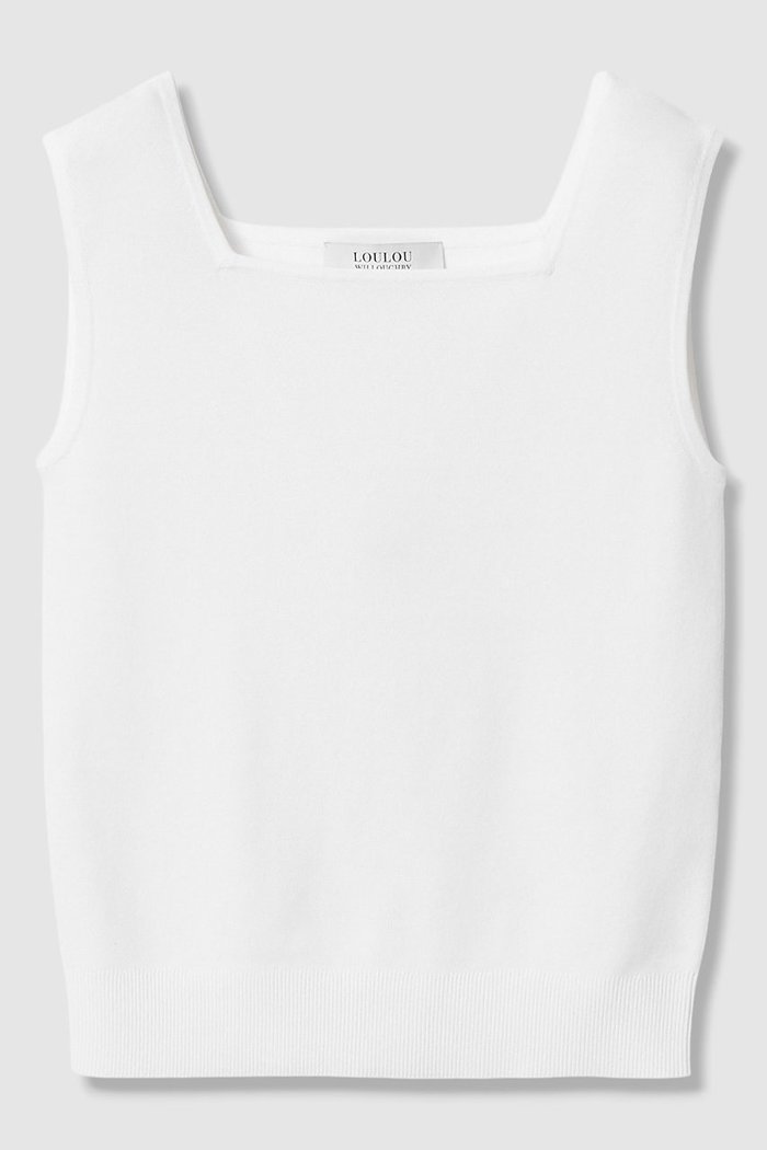 【アルアバイル/allureville】の【LOULOU WILLOUGHBY】スクエアタンク インテリア・キッズ・メンズ・レディースファッション・服の通販 founy(ファニー) https://founy.com/ ファッション Fashion レディースファッション Fashion for Women トップス・カットソー Cut & Sew Tops キャミソール&ノースリーブ Camisoles & Sleeveless Tops シャツ・ブラウス・オフィスカジュアル Elegant Blouses & Button-Ups ロングTシャツ・Tシャツ Longline T-Shirts & Tees カットソー・ベーシックTシャツ Cut-and-Sewn Tops / Stretch Tees & Basics インナー Innerwear キャミソール Camisole, Spaghetti Strap Top ジャケット Jacket, Outerwear スクエア Square, Square Shape タンク Tank Top, Sleeveless Top デコルテ Décolleté, Neckline エレガント 上品 Elegant |ID: prp329100004930655 ipo3291000000037006851