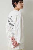 【ウィムガゼット/Whim Gazette】の【THE PAUSE】バックロゴロンTEE オフホワイト|ID: prp329100004930670 ipo3291000000037006997