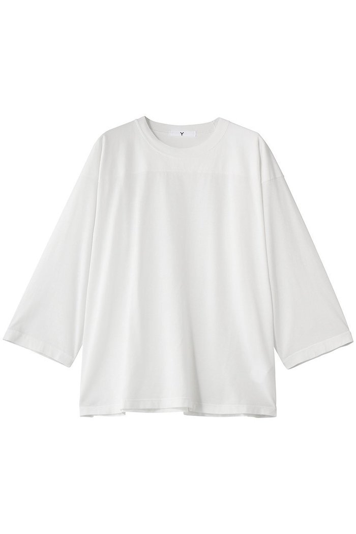 【イレーヴ/YLEVE】の【UNISEX】【Y】ORGANIC COTTON JERSEY フットボール Tシャツ インテリア・キッズ・メンズ・レディースファッション・服の通販 founy(ファウニー) https://founy.com/ ファッション Fashion レディースファッション Fashion for Women トップス・カットソー Cut & Sew Tops シャツ・ブラウス・オフィスカジュアル Elegant Blouses & Button-Ups ロングTシャツ・Tシャツ Longline T-Shirts & Tees カットソー・ベーシックTシャツ Cut-and-Sewn Tops / Stretch Tees & Basics ユニセックス Unisex, Genderless ウォッシュ Washed Finish スリーブ Sleeve, Long Sleeve / Short Sleeve ロング Long, Long-Length 今季 This Season, Current Season 定番 Standard, Basic Item |ID: prp329100004930676 ipo3291000000037007053