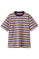 【サイ サイベーシックス/Scye SCYE BASICS / MEN】の【MEN】【SCYE BASICS】Striped Cotton Piquet Tシャツ 人気、トレンドファッション・服の通販 founy(ファニー) ファッション Fashion メンズファッション Fashion for Men トップス・カットソー Cut & Sew Tops メンズシャツ Shirts ショート Short, Short Length スリーブ Sleeve, Long Sleeve / Short Sleeve バランス Balance, Style Balance フィット Fit, Slim Fit ボックス Boxy, Box Shape ボーダー Border, Stripe リラックス Relax, Relaxed Fit 夏 Summer 無地 Plain, Solid Color 鹿の子 Piqué, Kanoko Fabric thumbnail パープル|ID: prp329100004930681 ipo3291000000037007094