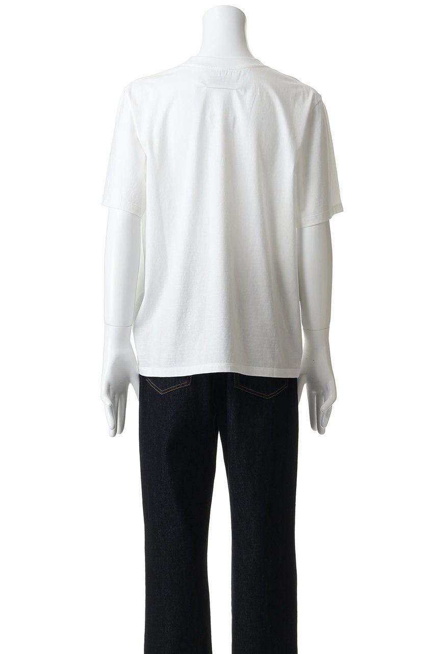 【エムエムシックス メゾンマルジェラ/MM6 Maison Margiela / MEN】の【MEN】ロゴプリントTシャツ 人気、トレンドファッション・服の通販 founy(ファニー) 　ファッション　Fashion　メンズファッション　Fashion for Men　トップス・カットソー　Cut & Sew Tops　メンズシャツ　Shirts　インナー　Innerwear　カーディガン　Cardigan, Knitwear　ショート　Short, Short Length　ジャケット　Jacket, Outerwear　スリーブ　Sleeve, Long Sleeve / Short Sleeve　バランス　Balance, Style Balance　フィット　Fit, Slim Fit　プリント　Print, Printed Pattern　other-4|ID: prp329100004930684 ipo3291000000037007114