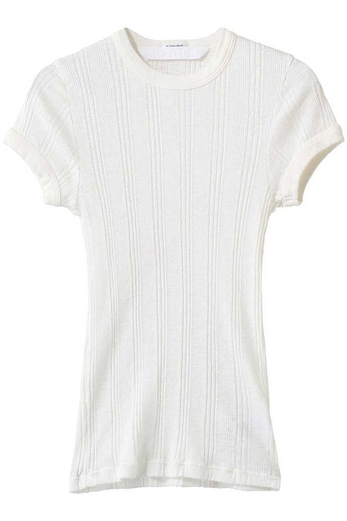 【マザー/MOTHER】のTHE ITTY BITTY RINGER ハーフスリーブTシャツ (UFF) インテリア・キッズ・メンズ・レディースファッション・服の通販 founy(ファニー) https://founy.com/ ファッション Fashion レディースファッション Fashion for Women トップス・カットソー Cut & Sew Tops シャツ・ブラウス・オフィスカジュアル Elegant Blouses & Button-Ups ロングTシャツ・Tシャツ Longline T-Shirts & Tees カットソー・ベーシックTシャツ Cut-and-Sewn Tops / Stretch Tees & Basics インナー Innerwear コンパクト Compact, Small Size ショート Short, Short Length シンプル Simple, Minimal スリーブ Sleeve, Long Sleeve / Short Sleeve ハーフ Half, Half-Length ボトム Bottoms, Lower Wear ワイド Wide, Wide Fit 定番 Standard, Basic Item |ID: prp329100004930687 ipo3291000000037007119