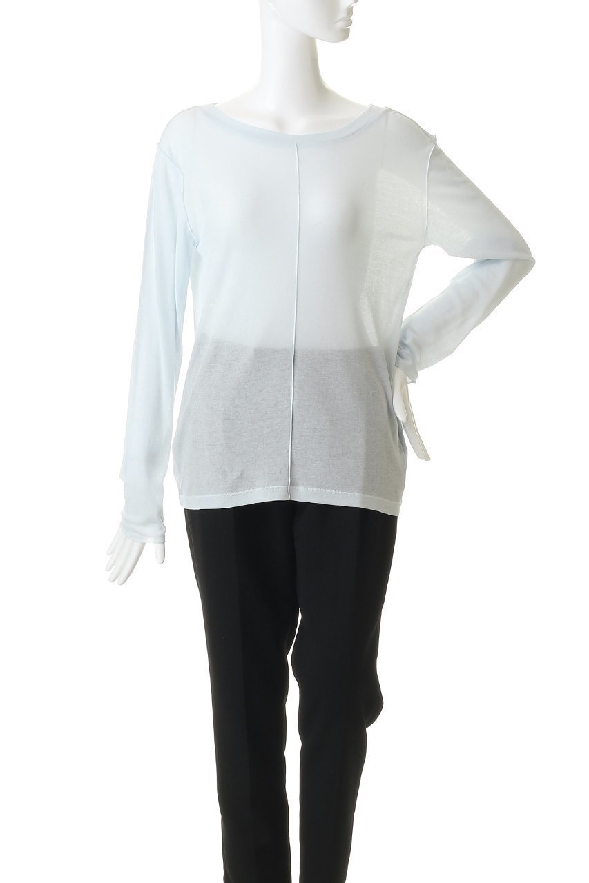 【エリオポール/heliopole】の【smooth skin series】ワイドクルーネックカットソー 人気、トレンドファッション・服の通販 founy(ファニー) 　ファッション　Fashion　レディースファッション　Fashion for Women　トップス・カットソー　Cut & Sew Tops　シャツ・ブラウス・オフィスカジュアル　Elegant Blouses & Button-Ups　ロングTシャツ・Tシャツ　Longline T-Shirts & Tees　カットソー・ベーシックTシャツ　Cut-and-Sewn Tops / Stretch Tees & Basics　キャミ　Camisole, Cami Top　スリーブ　Sleeve, Long Sleeve / Short Sleeve　ビスチェ　Bustier, Corset Top　ロング　Long, Long-Length　定番　Standard, Basic Item　A/W・秋冬　Autumn/Winter　other-2|ID: prp329100004930697 ipo3291000000037007191