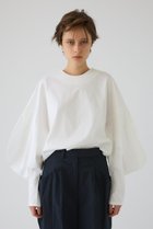 【リムアーク/RIM.ARK】のCurved line cotton tops/トップス ホワイト|ID: prp329100004930701 ipo3291000000037007222