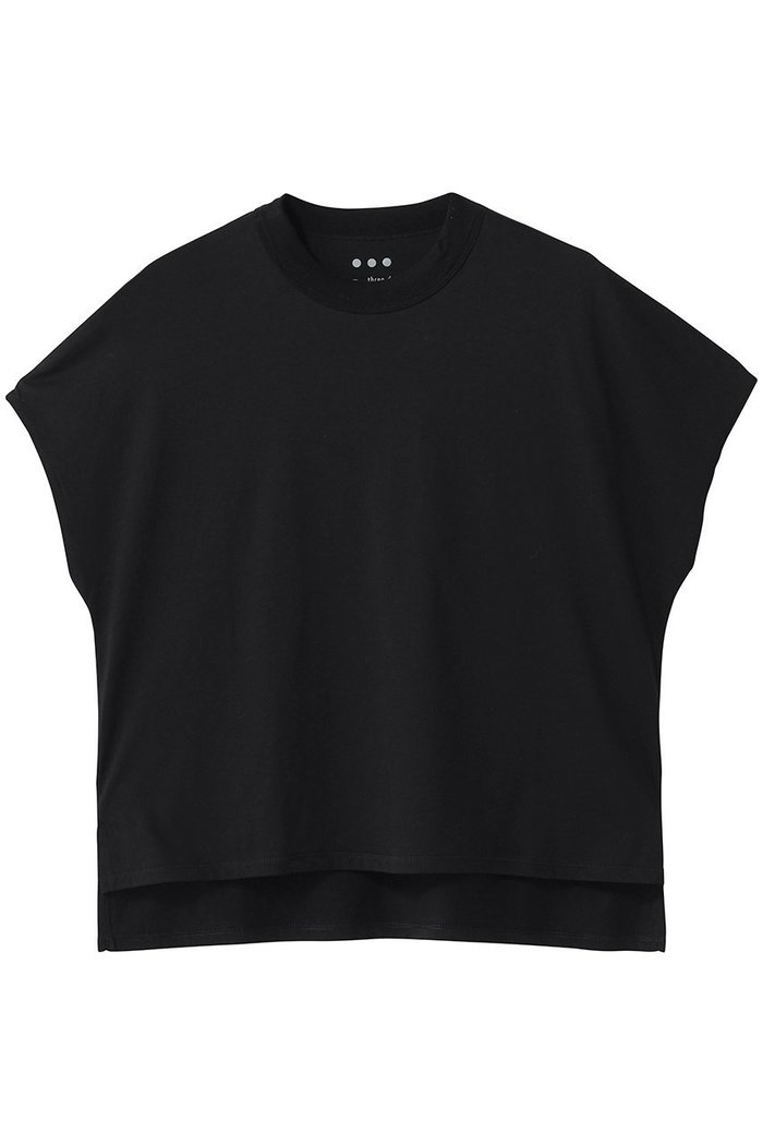 【スリー ドッツ/three dots】のミルキージャージー フレンチスリーブTシャツ インテリア・キッズ・メンズ・レディースファッション・服の通販 founy(ファウニー) https://founy.com/ ファッション Fashion レディースファッション Fashion for Women トップス・カットソー Cut & Sew Tops シャツ・ブラウス・オフィスカジュアル Elegant Blouses & Button-Ups ロングTシャツ・Tシャツ Longline T-Shirts & Tees カットソー・ベーシックTシャツ Cut-and-Sewn Tops / Stretch Tees & Basics なめらか Smooth, Silky Texture ショート Short, Short Length スリット Slit, Slit Detail スリーブ Sleeve, Long Sleeve / Short Sleeve フレンチ French, French Style |ID: prp329100004930709 ipo3291000000037237516