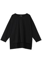 【スリー ドッツ/three dots】のパウダリーコットン 7分袖 ブラック|ID: prp329100004930712 ipo3291000000037007296