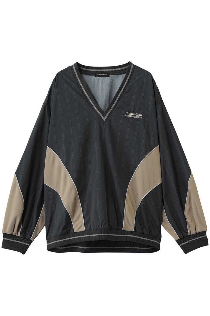 【メゾンスペシャル/MAISON SPECIAL】のStriped Print V-Neck Tops/ストライププリントVネックトップス インテリア・キッズ・メンズ・レディースファッション・服の通販 founy(ファニー) https://founy.com/ ファッション Fashion レディースファッション Fashion for Women トップス・カットソー Cut & Sew Tops シャツ・ブラウス・オフィスカジュアル Elegant Blouses & Button-Ups ロングTシャツ・Tシャツ Longline T-Shirts & Tees カットソー・ベーシックTシャツ Cut-and-Sewn Tops / Stretch Tees & Basics Vネックトップス V-Neck Tops / V-Cut Neckline Shirts カットソー Cut and Sewn Top ストライプ Stripe, Striped Pattern スポーツ Sports, Activewear スリーブ Sleeve, Long Sleeve / Short Sleeve セットアップ Set-Up, Coordinated Outfit ドッキング Docking, Mixed Material プリント Print, Printed Pattern ロング Long, Long-Length 再入荷 Restock / Back in Stock 鹿の子 Piqué, Kanoko Fabric |ID: prp329100004930735 ipo3291000000037007455