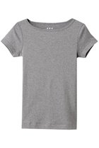 【スリー ドッツ/three dots】のオーガニックコットン 半袖ジンジャー グラナイト|ID: prp329100004930750 ipo3291000000037007591