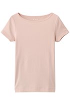 【スリー ドッツ/three dots】のオーガニックコットン 半袖ジンジャー クリームピンク|ID: prp329100004930750 ipo3291000000037007599