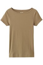 【スリー ドッツ/three dots】のオーガニックコットン 半袖ジンジャー ケルプ|ID: prp329100004930750 ipo3291000000037007601