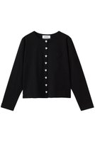 【ミュベール/MUVEIL】のハートボタン天竺カーディガン 人気、トレンドファッション・服の通販 founy(ファニー) ファッション Fashion レディースファッション Fashion for Women トップス・カットソー Cut & Sew Tops カーディガン・羽織り Layered Style Cardigans シャツ・ブラウス・オフィスカジュアル Elegant Blouses & Button-Ups ロングTシャツ・Tシャツ Longline T-Shirts & Tees カットソー・ベーシックTシャツ Cut-and-Sewn Tops / Stretch Tees & Basics カーディガン Cardigan, Knitwear クロップド Cropped, Short Length コンパクト Compact, Small Size モノトーン Monotone, Black and White 再入荷 Restock / Back in Stock |ID:prp329100004930763