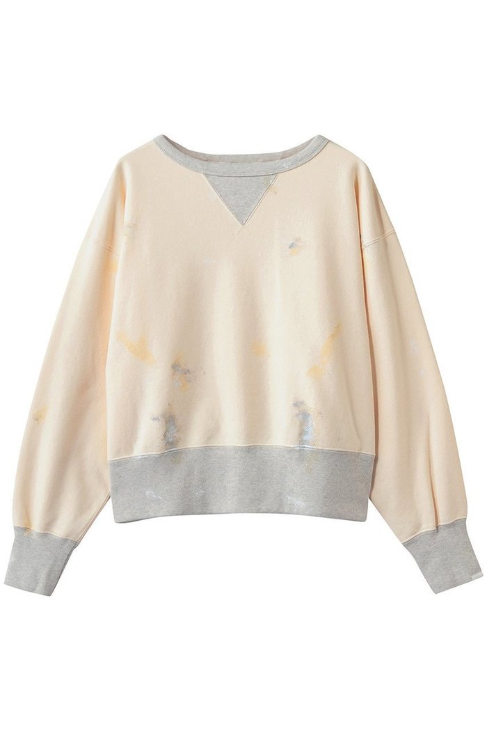 【オブラダ/Oblada】のペイント W GAZETTE スウェット インテリア・キッズ・メンズ・レディースファッション・服の通販 founy(ファニー) https://founy.com/ ファッション Fashion レディースファッション Fashion for Women トップス・カットソー Cut & Sew Tops シャツ・ブラウス・オフィスカジュアル Elegant Blouses & Button-Ups レディースパーカー・カジュアルフーディー Casual Hoodies & Sweatshirts ロングTシャツ・Tシャツ Longline T-Shirts & Tees スウェット・クルーネックトップス Sweatshirts & Crewnecks / Relaxed Fit Sweat Tops カットソー・ベーシックTシャツ Cut-and-Sewn Tops / Stretch Tees & Basics スウェット / スエット Sweatshirt, Sweatwear |ID: prp329100004930778 ipo3291000000037007940