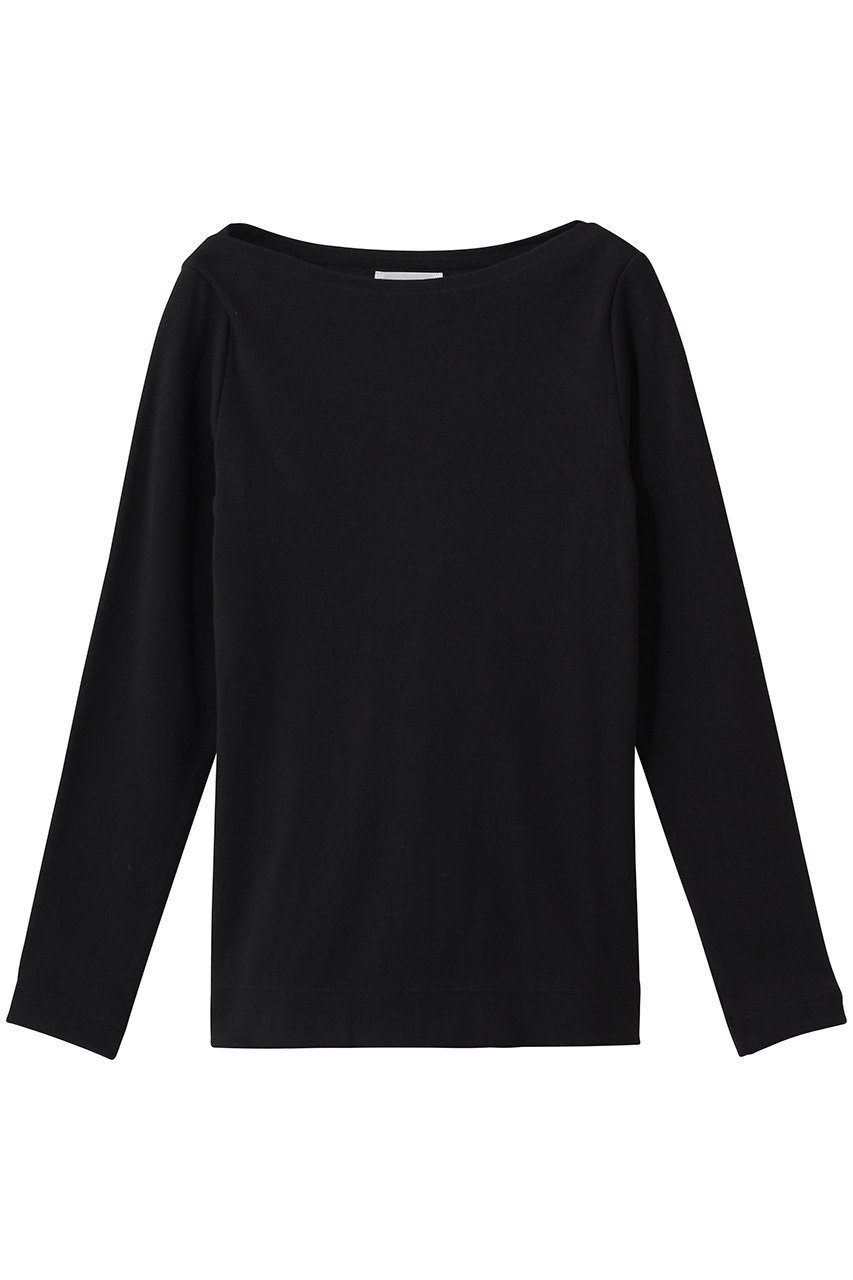 【ミディウミソリッド/MIDIUMISOLID】のrib P/O プルオーバー インテリア・キッズ・メンズ・レディースファッション・服の通販 founy(ファニー) 　ファッション　Fashion　レディースファッション　Fashion for Women　トップス・カットソー　Cut & Sew Tops　シャツ・ブラウス・オフィスカジュアル　Elegant Blouses & Button-Ups　ロングTシャツ・Tシャツ　Longline T-Shirts & Tees　カジュアルプルオーバー・ニットトップス　Pullovers & Knit Tops / Casual Pullovers　カットソー・ベーシックTシャツ　Cut-and-Sewn Tops / Stretch Tees & Basics　インナー　Innerwear　スリーブ　Sleeve, Long Sleeve / Short Sleeve　ベーシック　Basic, Essential　ロング　Long, Long-Length　エレガント 上品　Elegant　black|ID: prp329100004930784 ipo3291000000037007980