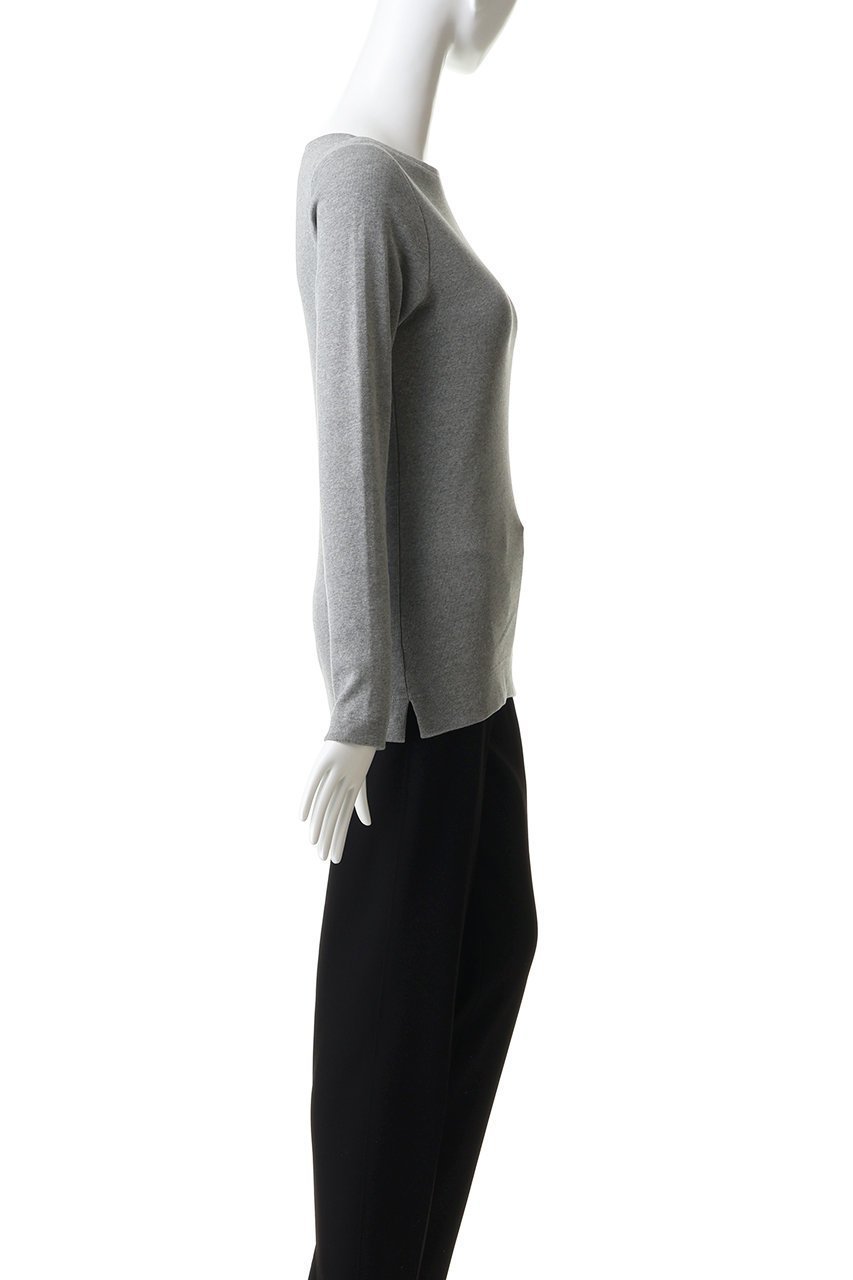 【ミディウミソリッド/MIDIUMISOLID】のrib P/O プルオーバー 人気、トレンドファッション・服の通販 founy(ファニー) 　ファッション　Fashion　レディースファッション　Fashion for Women　トップス・カットソー　Cut & Sew Tops　シャツ・ブラウス・オフィスカジュアル　Elegant Blouses & Button-Ups　ロングTシャツ・Tシャツ　Longline T-Shirts & Tees　カジュアルプルオーバー・ニットトップス　Pullovers & Knit Tops / Casual Pullovers　カットソー・ベーシックTシャツ　Cut-and-Sewn Tops / Stretch Tees & Basics　インナー　Innerwear　スリーブ　Sleeve, Long Sleeve / Short Sleeve　ベーシック　Basic, Essential　ロング　Long, Long-Length　エレガント 上品　Elegant　other-3|ID: prp329100004930784 ipo3291000000037007983