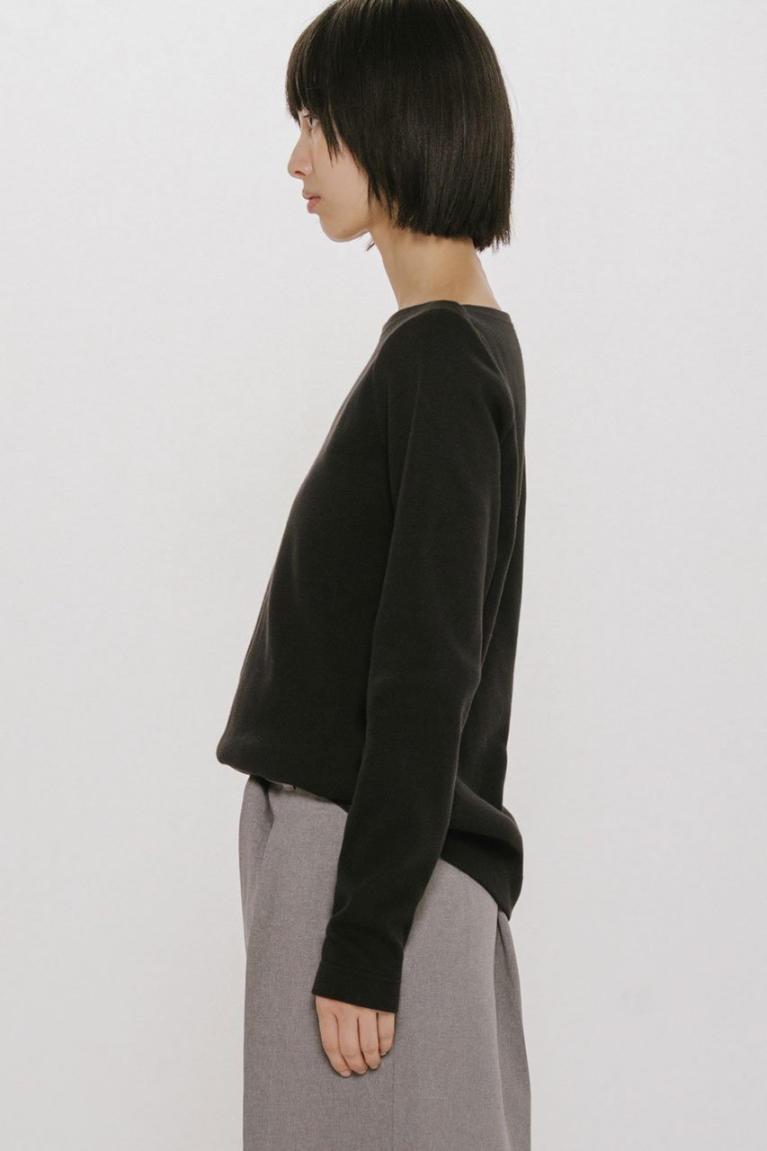 【ミディウミソリッド/MIDIUMISOLID】のrib P/O プルオーバー 人気、トレンドファッション・服の通販 founy(ファニー) 　ファッション　Fashion　レディースファッション　Fashion for Women　トップス・カットソー　Cut & Sew Tops　シャツ・ブラウス・オフィスカジュアル　Elegant Blouses & Button-Ups　ロングTシャツ・Tシャツ　Longline T-Shirts & Tees　カジュアルプルオーバー・ニットトップス　Pullovers & Knit Tops / Casual Pullovers　カットソー・ベーシックTシャツ　Cut-and-Sewn Tops / Stretch Tees & Basics　インナー　Innerwear　スリーブ　Sleeve, Long Sleeve / Short Sleeve　ベーシック　Basic, Essential　ロング　Long, Long-Length　エレガント 上品　Elegant　other-7|ID: prp329100004930784 ipo3291000000037007991