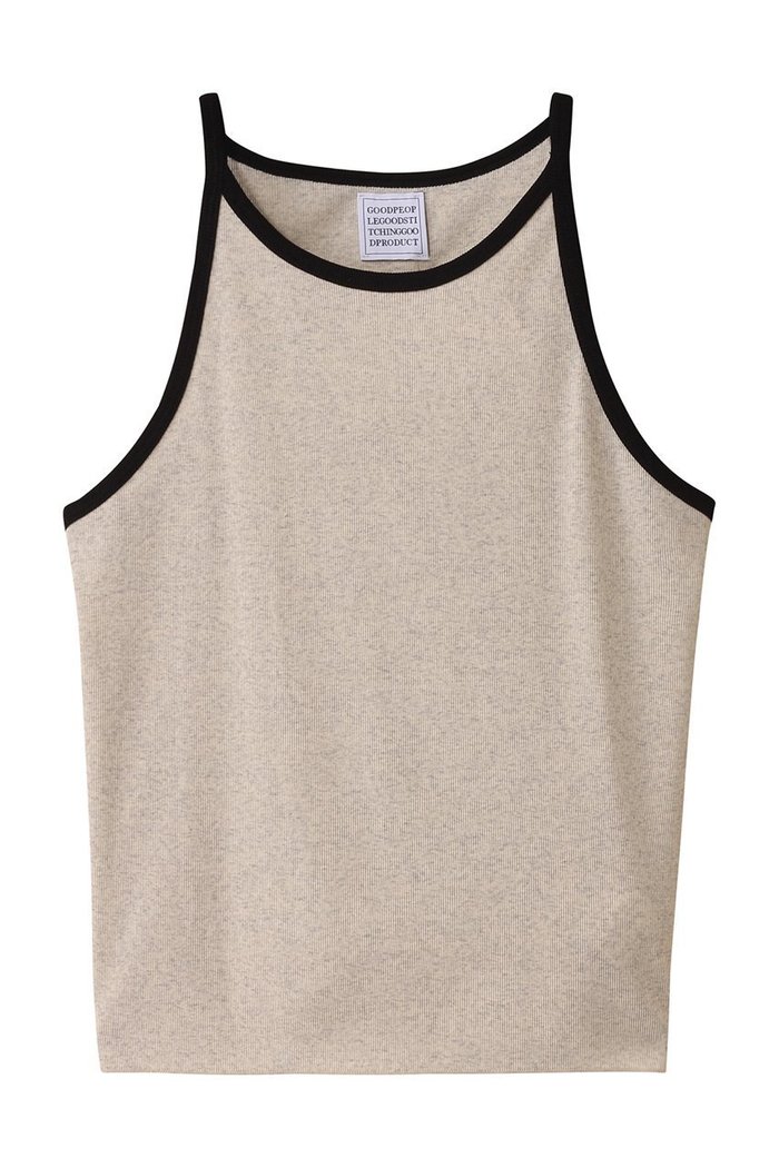 【グッド ピープル グッド ステッチング グッド プロダクト/GOOD PEOPLE GOOD STITCHING GOOD PRODUCT】のコントラスト トリム キャミソール インテリア・キッズ・メンズ・レディースファッション・服の通販 founy(ファニー) https://founy.com/ ファッション Fashion レディースファッション Fashion for Women トップス・カットソー Cut & Sew Tops キャミソール&ノースリーブ Camisoles & Sleeveless Tops シャツ・ブラウス・オフィスカジュアル Elegant Blouses & Button-Ups ロングTシャツ・Tシャツ Longline T-Shirts & Tees カットソー・ベーシックTシャツ Cut-and-Sewn Tops / Stretch Tees & Basics キャミソール Camisole, Spaghetti Strap Top ストレッチ Stretch, Stretchy Fabric タンク Tank Top, Sleeveless Top |ID: prp329100004930794 ipo3291000000037008083