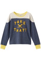 【マザー/MOTHER】のTHE LS CAP OUTFIELDER TAKE THAT ロングTシャツ (KTH) ネイビー|ID: prp329100004930805 ipo3291000000037008162