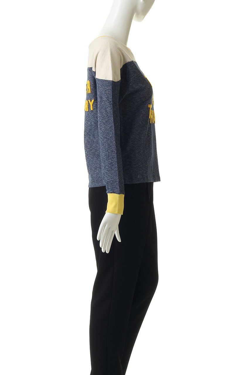 【マザー/MOTHER】のTHE LS CAP OUTFIELDER TAKE THAT ロングTシャツ (KTH) 人気、トレンドファッション・服の通販 founy(ファニー) 　ファッション　Fashion　レディースファッション　Fashion for Women　トップス・カットソー　Cut & Sew Tops　シャツ・ブラウス・オフィスカジュアル　Elegant Blouses & Button-Ups　ロングTシャツ・Tシャツ　Longline T-Shirts & Tees　カットソー・ベーシックTシャツ　Cut-and-Sewn Tops / Stretch Tees & Basics　キャップ&ハット　Hats & Caps　イエロー　Yellow　ショルダー　Shoulder, Shoulder Strap　スリーブ　Sleeve, Long Sleeve / Short Sleeve　デニム　Denim, Jeans Material　フロント　Front, Front Design　ボトム　Bottoms, Lower Wear　ロング　Long, Long-Length　ワイド　Wide, Wide Fit　定番　Standard, Basic Item　other-3|ID: prp329100004930805 ipo3291000000037008167