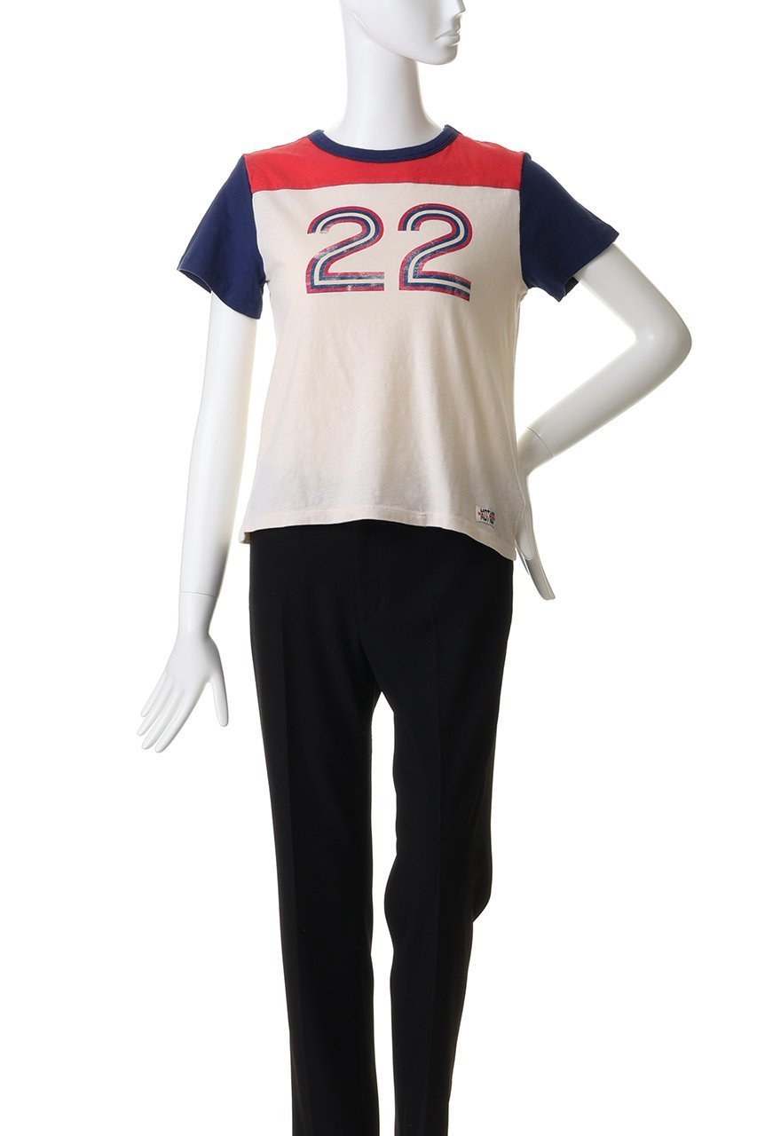 【マザー/MOTHER】のTHE SPLIT GOODIE GOODIE ナンバープリントTシャツ (HRW) 人気、トレンドファッション・服の通販 founy(ファニー) 　ファッション　Fashion　レディースファッション　Fashion for Women　トップス・カットソー　Cut & Sew Tops　シャツ・ブラウス・オフィスカジュアル　Elegant Blouses & Button-Ups　ロングTシャツ・Tシャツ　Longline T-Shirts & Tees　カットソー・ベーシックTシャツ　Cut-and-Sewn Tops / Stretch Tees & Basics　おすすめ　Recommended / Our Picks　ショート　Short, Short Length　スリム　Slim, Slim Fit　スリーブ　Sleeve, Long Sleeve / Short Sleeve　デニム　Denim, Jeans Material　フィット　Fit, Slim Fit　プリント　Print, Printed Pattern　ベーシック　Basic, Essential　ボトム　Bottoms, Lower Wear　other-2|ID: prp329100004930809 ipo3291000000037008200