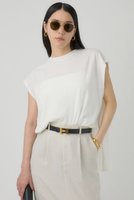 【カオス/Chaos】のシエールTシャツ 人気、トレンドファッション・服の通販 founy(ファニー) ファッション Fashion レディースファッション Fashion for Women トップス・カットソー Cut & Sew Tops シャツ・ブラウス・オフィスカジュアル Elegant Blouses & Button-Ups ロングTシャツ・Tシャツ Longline T-Shirts & Tees カットソー・ベーシックTシャツ Cut-and-Sewn Tops / Stretch Tees & Basics おすすめ Recommended / Our Picks インナー Innerwear カットソー Cut and Sewn Top ショート Short, Short Length スリーブ Sleeve, Long Sleeve / Short Sleeve チューブ Tube, Tube Top ツイル Twist, Twisted Detail |ID:prp329100004930821