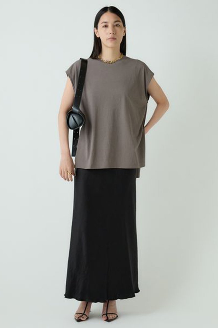 【カオス/Chaos】のシエールTシャツ 人気、トレンドファッション・服の通販 founy(ファニー) 　ファッション　Fashion　レディースファッション　Fashion for Women　トップス・カットソー　Cut & Sew Tops　シャツ・ブラウス・オフィスカジュアル　Elegant Blouses & Button-Ups　ロングTシャツ・Tシャツ　Longline T-Shirts & Tees　カットソー・ベーシックTシャツ　Cut-and-Sewn Tops / Stretch Tees & Basics　おすすめ　Recommended / Our Picks　インナー　Innerwear　カットソー　Cut and Sewn Top　ショート　Short, Short Length　スリーブ　Sleeve, Long Sleeve / Short Sleeve　チューブ　Tube, Tube Top　ツイル　Twist, Twisted Detail　other-2|ID: prp329100004930821 ipo3291000000037008354