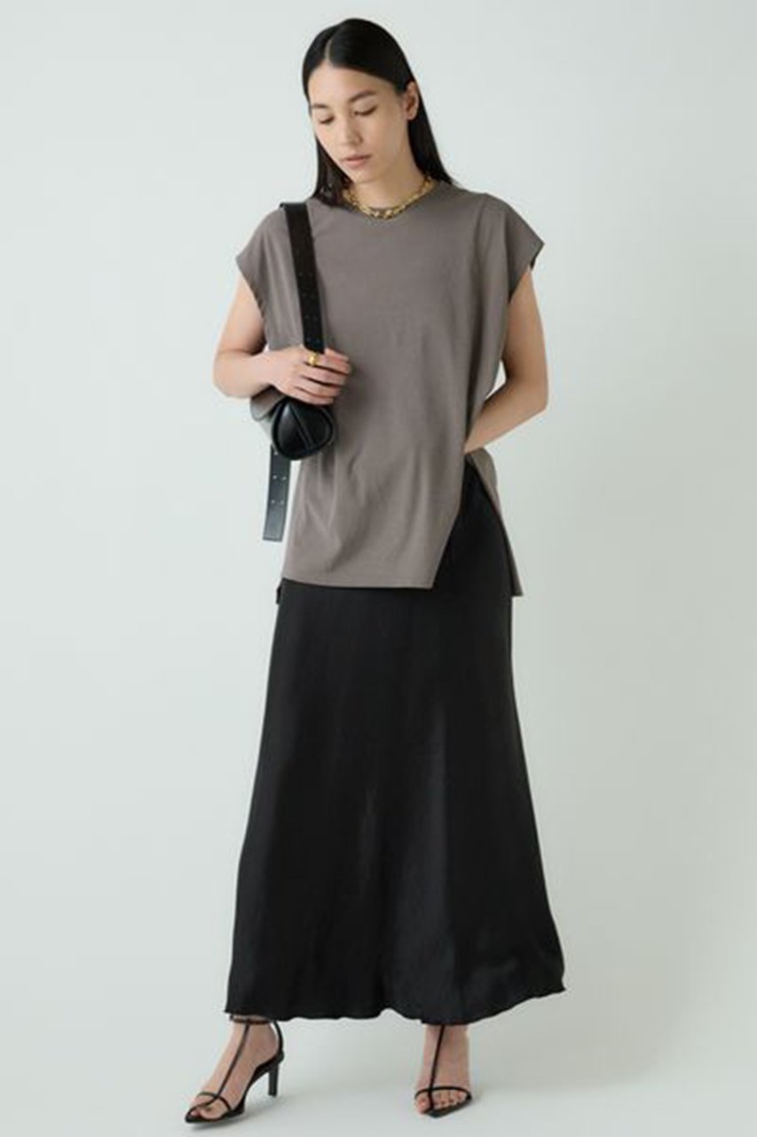 【カオス/Chaos】のシエールTシャツ 人気、トレンドファッション・服の通販 founy(ファニー) 　ファッション　Fashion　レディースファッション　Fashion for Women　トップス・カットソー　Cut & Sew Tops　シャツ・ブラウス・オフィスカジュアル　Elegant Blouses & Button-Ups　ロングTシャツ・Tシャツ　Longline T-Shirts & Tees　カットソー・ベーシックTシャツ　Cut-and-Sewn Tops / Stretch Tees & Basics　おすすめ　Recommended / Our Picks　インナー　Innerwear　カットソー　Cut and Sewn Top　ショート　Short, Short Length　スリーブ　Sleeve, Long Sleeve / Short Sleeve　チューブ　Tube, Tube Top　ツイル　Twist, Twisted Detail　other-4|ID: prp329100004930821 ipo3291000000037008358