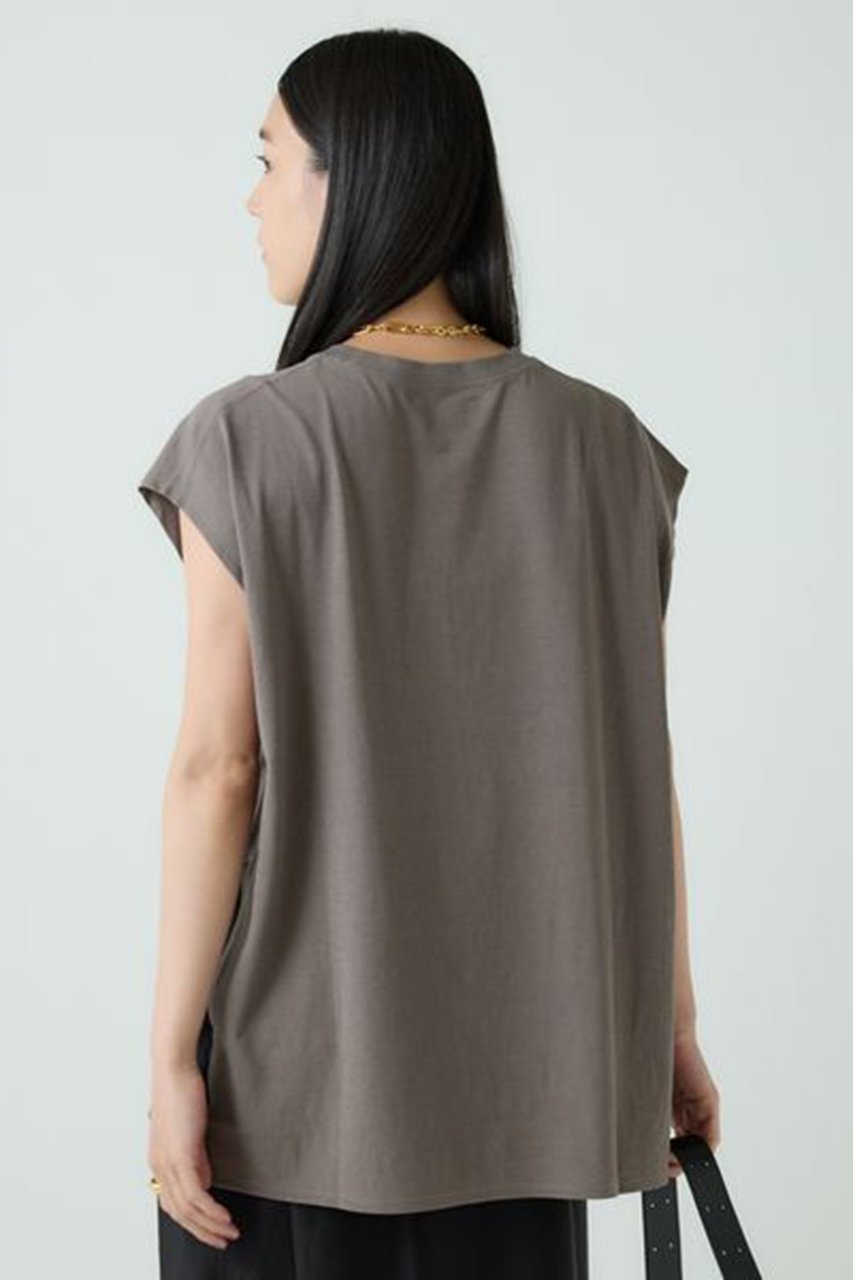 【カオス/Chaos】のシエールTシャツ 人気、トレンドファッション・服の通販 founy(ファニー) 　ファッション　Fashion　レディースファッション　Fashion for Women　トップス・カットソー　Cut & Sew Tops　シャツ・ブラウス・オフィスカジュアル　Elegant Blouses & Button-Ups　ロングTシャツ・Tシャツ　Longline T-Shirts & Tees　カットソー・ベーシックTシャツ　Cut-and-Sewn Tops / Stretch Tees & Basics　おすすめ　Recommended / Our Picks　インナー　Innerwear　カットソー　Cut and Sewn Top　ショート　Short, Short Length　スリーブ　Sleeve, Long Sleeve / Short Sleeve　チューブ　Tube, Tube Top　ツイル　Twist, Twisted Detail　other-7|ID: prp329100004930821 ipo3291000000037008362