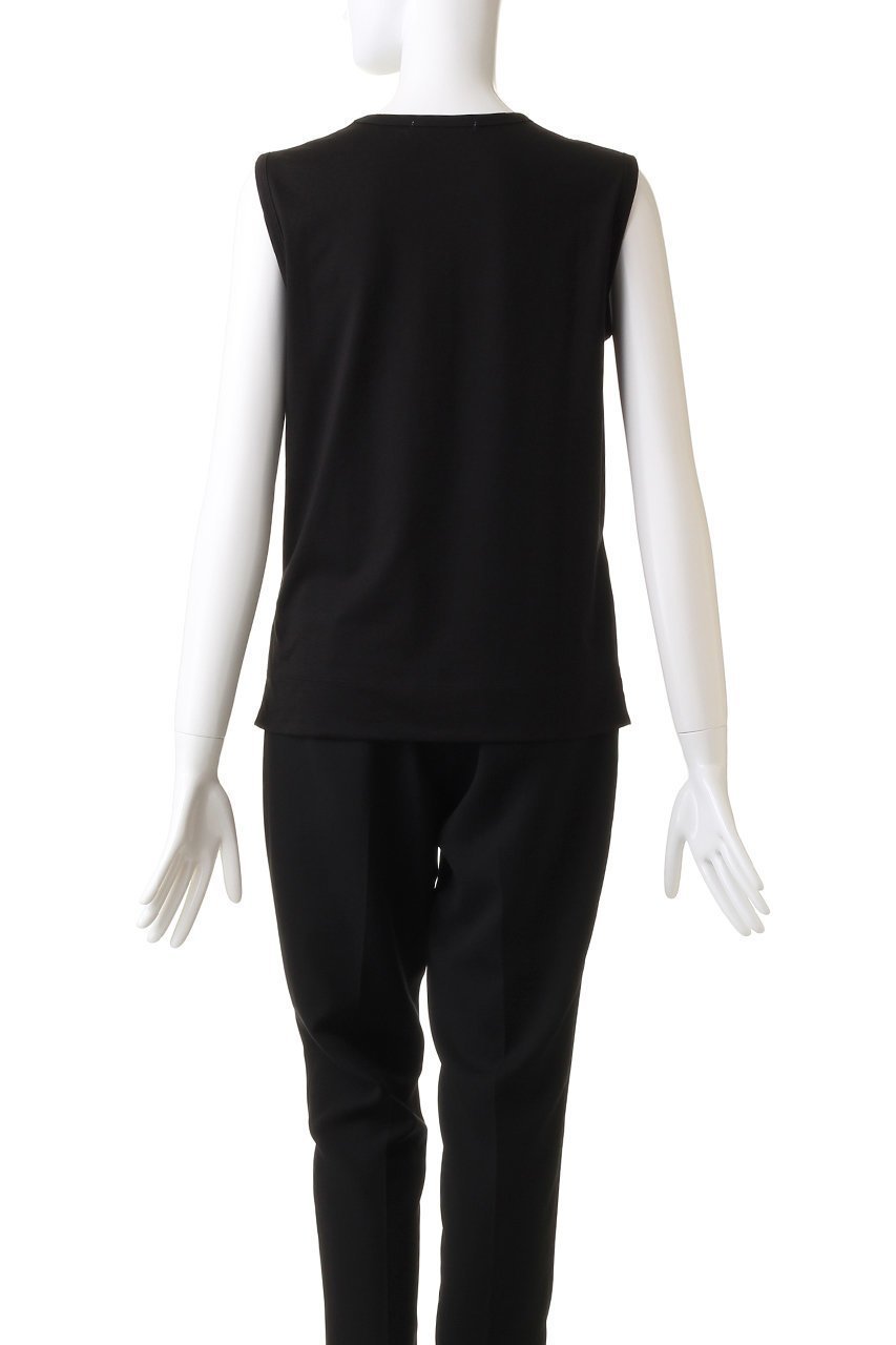 【プレインピープル/PLAIN PEOPLE】のロータスクリアジャージーノースリーブカットソー 人気、トレンドファッション・服の通販 founy(ファニー) 　ファッション　Fashion　レディースファッション　Fashion for Women　トップス・カットソー　Cut & Sew Tops　キャミソール&ノースリーブ　Camisoles & Sleeveless Tops　シャツ・ブラウス・オフィスカジュアル　Elegant Blouses & Button-Ups　ロングTシャツ・Tシャツ　Longline T-Shirts & Tees　カットソー・ベーシックTシャツ　Cut-and-Sewn Tops / Stretch Tees & Basics　インナー　Innerwear　キャミソール　Camisole, Spaghetti Strap Top　シンプル　Simple, Minimal　ジャケット　Jacket, Outerwear　タンク　Tank Top, Sleeveless Top　other-4|ID: prp329100004930834 ipo3291000000037008434