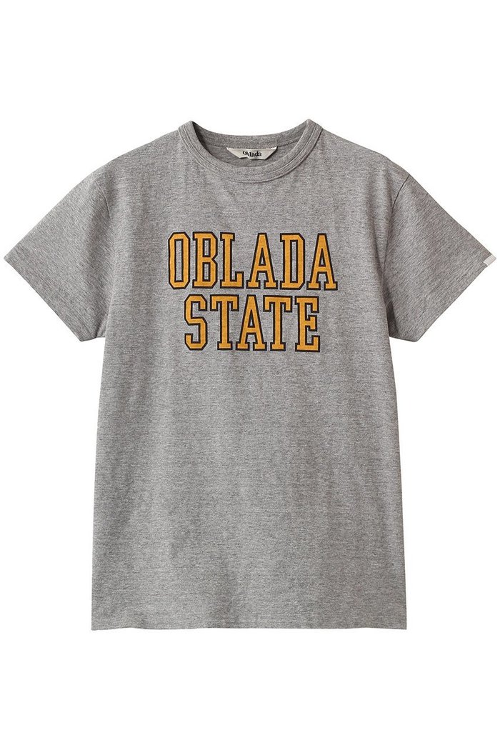 【オブラダ/Oblada】のSTATE Tシャツ インテリア・キッズ・メンズ・レディースファッション・服の通販 founy(ファウニー) https://founy.com/ ファッション Fashion レディースファッション Fashion for Women トップス・カットソー Cut & Sew Tops シャツ・ブラウス・オフィスカジュアル Elegant Blouses & Button-Ups ロングTシャツ・Tシャツ Longline T-Shirts & Tees カットソー・ベーシックTシャツ Cut-and-Sewn Tops / Stretch Tees & Basics インナー Innerwear グラフィック Graphic, Graphic Design ショート Short, Short Length ジャケット Jacket, Outerwear スラックス Slacks, Dress Pants スリーブ Sleeve, Long Sleeve / Short Sleeve デニム Denim, Jeans Material バランス Balance, Style Balance フロント Front, Front Design 新作・新入荷 New Arrivals / New In |ID: prp329100004930837 ipo3291000000037238428