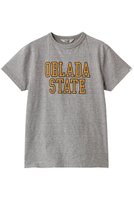 【オブラダ/Oblada】のSTATE Tシャツ 大人の最旬トレンドファッション＆コーディネート founy(ファウニー) ファッション Fashion レディースファッション Fashion for Women トップス・カットソー Cut & Sew Tops シャツ・ブラウス・オフィスカジュアル Elegant Blouses & Button-Ups ロングTシャツ・Tシャツ Longline T-Shirts & Tees カットソー・ベーシックTシャツ Cut-and-Sewn Tops / Stretch Tees & Basics インナー Innerwear グラフィック Graphic, Graphic Design ショート Short, Short Length ジャケット Jacket, Outerwear スラックス Slacks, Dress Pants スリーブ Sleeve, Long Sleeve / Short Sleeve デニム Denim, Jeans Material バランス Balance, Style Balance フロント Front, Front Design |ID:prp329100004930837