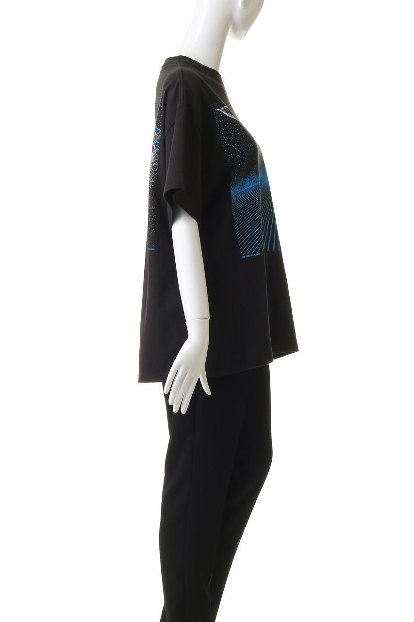 【オブラダ/Oblada】のSPACE Tシャツ 人気、トレンドファッション・服の通販 founy(ファニー) 　ファッション　Fashion　レディースファッション　Fashion for Women　トップス・カットソー　Cut & Sew Tops　シャツ・ブラウス・オフィスカジュアル　Elegant Blouses & Button-Ups　ロングTシャツ・Tシャツ　Longline T-Shirts & Tees　カットソー・ベーシックTシャツ　Cut-and-Sewn Tops / Stretch Tees & Basics　グラフィック　Graphic, Graphic Design　ショート　Short, Short Length　スリーブ　Sleeve, Long Sleeve / Short Sleeve　ボックス　Boxy, Box Shape　モダン　Modern, Contemporary　モチーフ　Motif, Design Theme　other-3|ID: prp329100004930840 ipo3291000000037008473