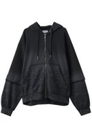 【メゾンスペシャル/MAISON SPECIAL】の【UNISEX】レーススプレーダイ ZIPパーカー 大人の最旬トレンドファッション＆コーディネート founy(ファウニー) ファッション Fashion レディースファッション Fashion for Women トップス・カットソー Cut & Sew Tops シャツ・ブラウス・オフィスカジュアル Elegant Blouses & Button-Ups レディースパーカー・カジュアルフーディー Casual Hoodies & Sweatshirts ロングTシャツ・Tシャツ Longline T-Shirts & Tees スウェット・クルーネックトップス Sweatshirts & Crewnecks / Relaxed Fit Sweat Tops カットソー・ベーシックTシャツ Cut-and-Sewn Tops / Stretch Tees & Basics ユニセックス Unisex, Genderless グラデーション Gradient, Ombre ショルダー Shoulder, Shoulder Strap ドロップ Drop Shoulder, Dropped Style パーカー Hoodie, Parka ボトム Bottoms, Lower Wear レース Lace, Lace Fabric 無地 Plain, Solid Color |ID:prp329100004930867