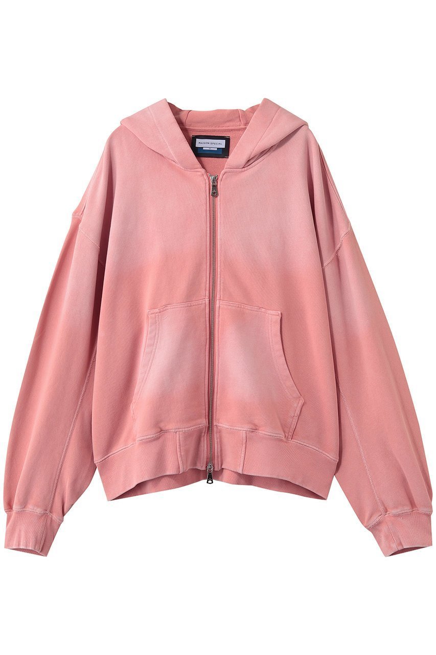 【メゾンスペシャル/MAISON SPECIAL】の【UNISEX】Prime-Over フェードZIPパーカー インテリア・キッズ・メンズ・レディースファッション・服の通販 founy(ファニー) 　ファッション　Fashion　レディースファッション　Fashion for Women　トップス・カットソー　Cut & Sew Tops　シャツ・ブラウス・オフィスカジュアル　Elegant Blouses & Button-Ups　レディースパーカー・カジュアルフーディー　Casual Hoodies & Sweatshirts　ロングTシャツ・Tシャツ　Longline T-Shirts & Tees　スウェット・クルーネックトップス　Sweatshirts & Crewnecks / Relaxed Fit Sweat Tops　カットソー・ベーシックTシャツ　Cut-and-Sewn Tops / Stretch Tees & Basics　ユニセックス　Unisex, Genderless　ギャザー　Gathered, Ruffled　ショルダー　Shoulder, Shoulder Strap　シンプル　Simple, Minimal　ドロップ　Drop Shoulder, Dropped Style　パーカー　Hoodie, Parka　ボトム　Bottoms, Lower Wear　PNK(ピンク)|ID: prp329100004930869 ipo3291000000037008674