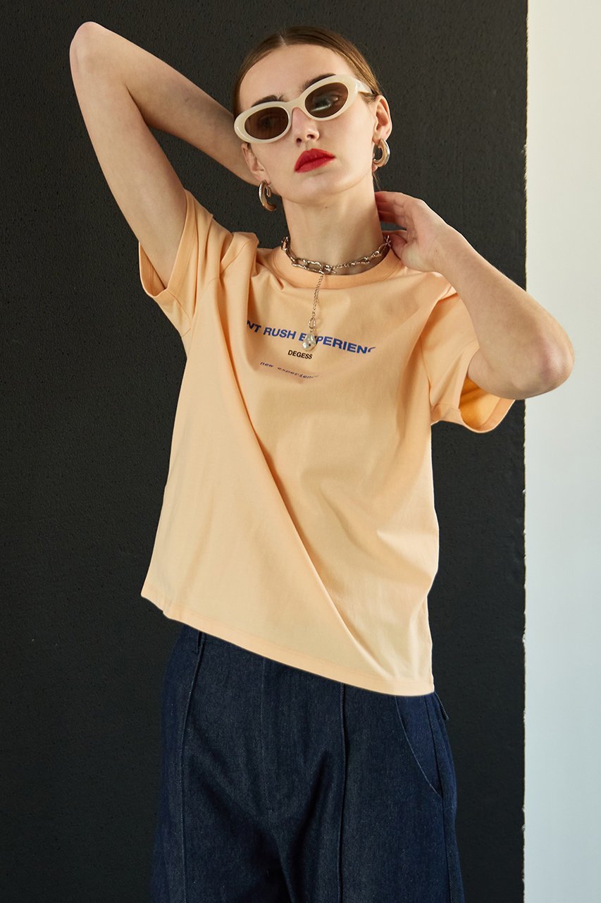 【メゾンスペシャル/MAISON SPECIAL】のexeperienceロゴTシャツ 人気、トレンドファッション・服の通販 founy(ファニー) 　ファッション　Fashion　レディースファッション　Fashion for Women　トップス・カットソー　Cut & Sew Tops　シャツ・ブラウス・オフィスカジュアル　Elegant Blouses & Button-Ups　ロングTシャツ・Tシャツ　Longline T-Shirts & Tees　カットソー・ベーシックTシャツ　Cut-and-Sewn Tops / Stretch Tees & Basics　コンパクト　Compact, Small Size　ショート　Short, Short Length　スリーブ　Sleeve, Long Sleeve / Short Sleeve　バランス　Balance, Style Balance　フィット　Fit, Slim Fit　other-6|ID: prp329100004930894 ipo3291000000037008911