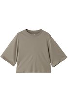 【スリー ドッツ/three dots】のミルキージャージー ミニTシャツ コブルストーン|ID: prp329100004930905 ipo3291000000037008976