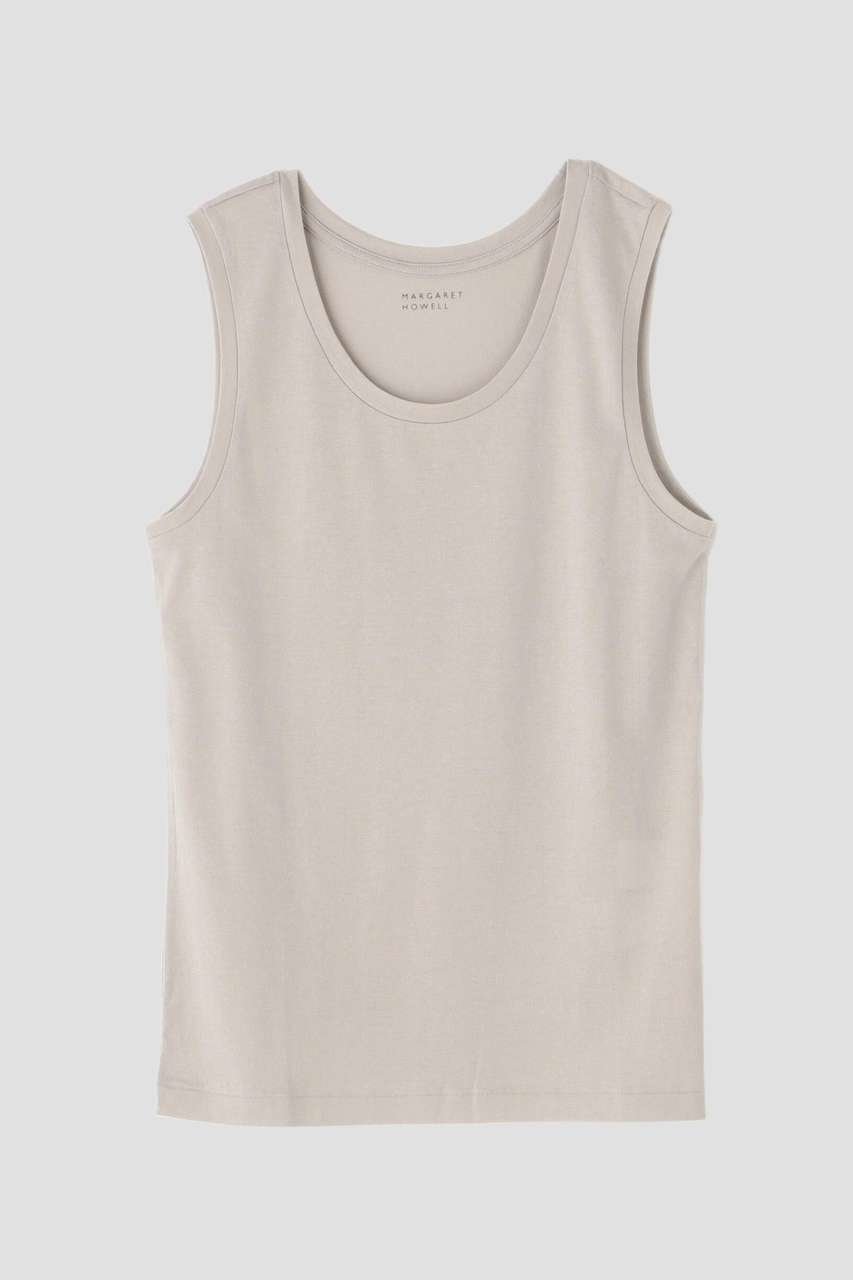 【マーガレットハウエル/MARGARET HOWELL】のSUPERFINE COTTON JERSEY 人気、トレンドファッション・服の通販 founy(ファニー) 　ファッション　Fashion　レディースファッション　Fashion for Women　トップス・カットソー　Cut & Sew Tops　キャミソール&ノースリーブ　Camisoles & Sleeveless Tops　シャツ・ブラウス・オフィスカジュアル　Elegant Blouses & Button-Ups　ロングTシャツ・Tシャツ　Longline T-Shirts & Tees　カットソー・ベーシックTシャツ　Cut-and-Sewn Tops / Stretch Tees & Basics　なめらか　Smooth, Silky Texture　インナー　Innerwear　キャミソール　Camisole, Spaghetti Strap Top　シンプル　Simple, Minimal　タンク　Tank Top, Sleeveless Top　定番　Standard, Basic Item　other-4|ID: prp329100004930907 ipo3291000000037008994