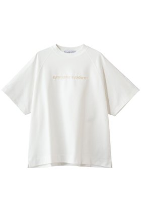【キャサリンハムネット/KATHARINE HAMNETT LONDON】 【UNISEX】ラインドロゴTシャツ人気、トレンドファッション・服の通販 founy(ファニー) ファッション Fashion レディースファッション Fashion for Women トップス・カットソー Cut & Sew Tops シャツ・ブラウス・オフィスカジュアル Elegant Blouses & Button-Ups ロングTシャツ・Tシャツ Longline T-Shirts & Tees カットソー・ベーシックTシャツ Cut-and-Sewn Tops / Stretch Tees & Basics ユニセックス Unisex, Genderless サテン Satin, Glossy Fabric ショート Short, Short Length ストレッチ Stretch, Stretchy Fabric スポーティ Sporty, Casual Athletic スリーブ Sleeve, Long Sleeve / Short Sleeve |ID:prp329100004930915