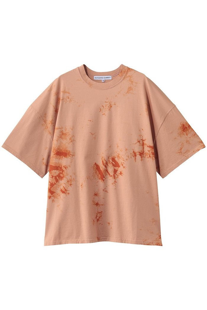 【キャサリンハムネット/KATHARINE HAMNETT LONDON】の【UNISEX】絞り染めオーガニックTシャツ インテリア・キッズ・メンズ・レディースファッション・服の通販 founy(ファニー) https://founy.com/ ファッション Fashion レディースファッション Fashion for Women トップス・カットソー Cut & Sew Tops シャツ・ブラウス・オフィスカジュアル Elegant Blouses & Button-Ups ロングTシャツ・Tシャツ Longline T-Shirts & Tees カットソー・ベーシックTシャツ Cut-and-Sewn Tops / Stretch Tees & Basics ユニセックス Unisex, Genderless オーガニック Organic Cotton ショート Short, Short Length スリーブ Sleeve, Long Sleeve / Short Sleeve |ID: prp329100004930917 ipo3291000000037009050