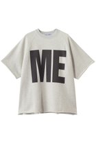 【キャサリンハムネット/KATHARINE HAMNETT LONDON】の【UNISEX】オーガニックコットンカットオフハーフスリーブドスウェットTシャツ ライトグレー(ME)|ID: prp329100004930919 ipo3291000000037009069