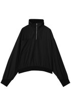 【キャサリンハムネット/KATHARINE HAMNETT LONDON】の【UNISEX】キュプラコットンハーフジッププルオーバー ブラック|ID: prp329100004930927 ipo3291000000037009120