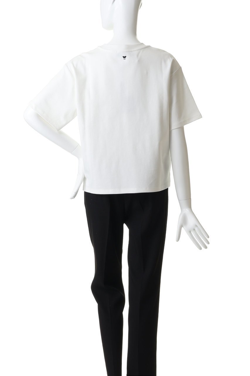 【マックスマーラ/Max Mara】の【Weekend Max Mara】SABATO フラワープリントハーフスリーブTシャツ 人気、トレンドファッション・服の通販 founy(ファニー) 　ファッション　Fashion　レディースファッション　Fashion for Women　トップス・カットソー　Cut & Sew Tops　シャツ・ブラウス・オフィスカジュアル　Elegant Blouses & Button-Ups　ロングTシャツ・Tシャツ　Longline T-Shirts & Tees　カットソー・ベーシックTシャツ　Cut-and-Sewn Tops / Stretch Tees & Basics　花柄・フラワープリント・モチーフ　Floral Prints & Motifs / Flower Pattern Tops　ショート　Short, Short Length　スリーブ　Sleeve, Long Sleeve / Short Sleeve　バタフライ　Butterfly, Butterfly Motif　フェミニン　Feminine, Girly　フラワー　Flower, Floral　プリント　Print, Printed Pattern　other-4|ID: prp329100004930929 ipo3291000000037009141