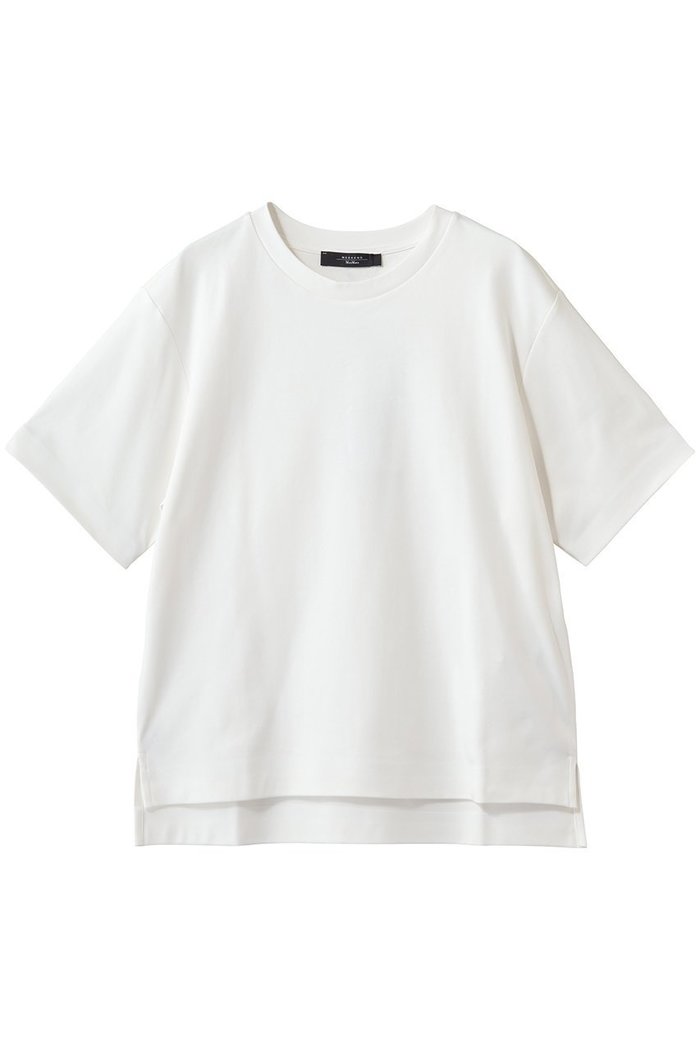 【マックスマーラ/Max Mara】の【Weekend Max Mara】MULTID ハーフスリーブTシャツ インテリア・キッズ・メンズ・レディースファッション・服の通販 founy(ファニー) https://founy.com/ ファッション Fashion レディースファッション Fashion for Women トップス・カットソー Cut & Sew Tops シャツ・ブラウス・オフィスカジュアル Elegant Blouses & Button-Ups ロングTシャツ・Tシャツ Longline T-Shirts & Tees カットソー・ベーシックTシャツ Cut-and-Sewn Tops / Stretch Tees & Basics おすすめ Recommended / Our Picks インナー Innerwear ショート Short, Short Length シンプル Simple, Minimal スリーブ Sleeve, Long Sleeve / Short Sleeve ハーフ Half, Half-Length バタフライ Butterfly, Butterfly Motif プリント Print, Printed Pattern ベーシック Basic, Essential |ID: prp329100004930931 ipo3291000000037009145