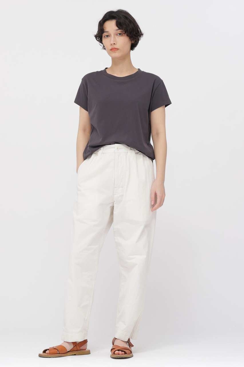 【マーガレットハウエル/MARGARET HOWELL】のPLAIN COTTON JERSEY TOP 人気、トレンドファッション・服の通販 founy(ファニー) 　ファッション　Fashion　レディースファッション　Fashion for Women　トップス・カットソー　Cut & Sew Tops　シャツ・ブラウス・オフィスカジュアル　Elegant Blouses & Button-Ups　ロングTシャツ・Tシャツ　Longline T-Shirts & Tees　カットソー・ベーシックTシャツ　Cut-and-Sewn Tops / Stretch Tees & Basics　なめらか　Smooth, Silky Texture　インナー　Innerwear　カーディガン　Cardigan, Knitwear　ショート　Short, Short Length　シンプル　Simple, Minimal　ジャケット　Jacket, Outerwear　スリーブ　Sleeve, Long Sleeve / Short Sleeve　バランス　Balance, Style Balance　夏　Summer　other-2|ID: prp329100004930934 ipo3291000000037009186